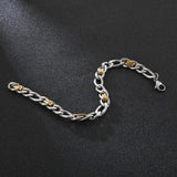 Japanese Steel Men's Bracelet Titanium Flat Chain NK Chain Men's Bracelet