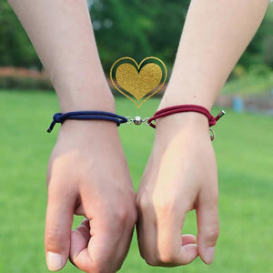 Hand-woven Vows Couple Bracelets - Adjustable Pair for Men and Women