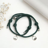 Hand-woven Vows Couple Bracelets - Adjustable Pair for Men and Women