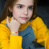 Stainless Steel Strawberry Chain Bracelet for Women and Children