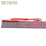 Jesus Bracelet Red String Beaded Charm Bohemian Crystal Adjustable Lucky