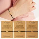 Beaded Necklaces & Distance Bracelets Set - Friendship Gift for Sisters