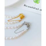 Pearl Heart Bracelets Silver Love Magnetic Attraction Couple Bangles