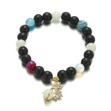 Multicolor Stone Beaded Bracelet for Men and Women