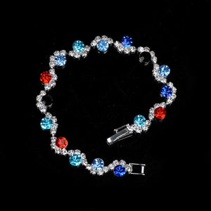 Elegant Bohemian Crystal Bridal Bracelet