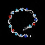 Elegant Bohemian Crystal Bridal Bracelet