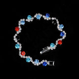 Elegant Bohemian Crystal Bridal Bracelet