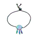 Colorful Titanium Steel Bracelet Female Leaf Bracelet