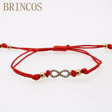 Bohemia Bracelets - Braided Rope Beaded Crystal Adjustable Jewelry