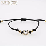 Bohemia Bracelets - Braided Rope Beaded Crystal Adjustable Jewelry