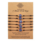 Red Eye Woven Bracelet Adjustable Rope Chain Unisex Vintage Lucky Friendship Acc