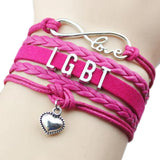 Rainbow Bracelet Infinity Love Friendship Charm Wedding Charms Jewelry