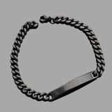 Stainless Steel ID Bracelet Punk Rock Jewelry