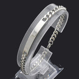 Stainless Steel ID Bracelet Punk Rock Jewelry