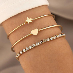 Love Star Geometric Bracelet for Women