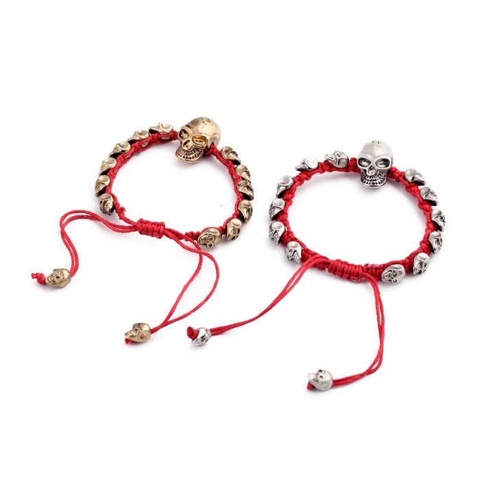 Personality Weave Skeleton Bracelet, Adjustable Rope Chain