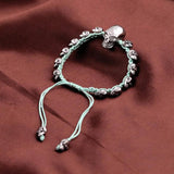 Personality Weave Skeleton Bracelet, Adjustable Rope Chain