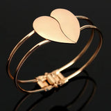 Heart-shaped Frosted Double Female Cheap Classic Bracelet