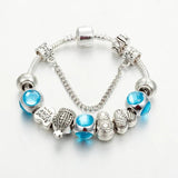 Crystal glass beads bracelet