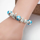 Crystal glass beads bracelet