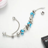 Crystal glass beads bracelet