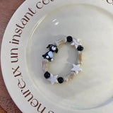 Vintage Cartoon Dog Ceramics Braid Bracelet for Women Girls