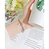 Vintage Freshwater Pearl Hand Jewelry Bracelet for Women