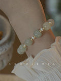 Retro French Minority Hetian Jade Bracelet All-Match Jewelry
