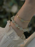 Retro French Minority Hetian Jade Bracelet All-Match Jewelry