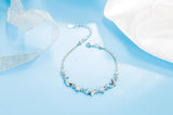 Dolphin Crystal Bracelet for Women Adjustable Sweet Jewelry