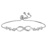 Infinite Love Loop Bracelet Women Zircon Birthday Gift