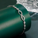 Infinite Love Loop Bracelet Women Zircon Birthday Gift