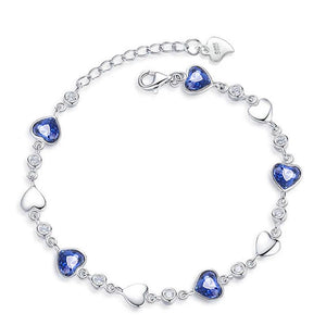Romantic Ocean Heart Bracelets Women Heart Shaped Bracelets