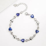 Romantic Ocean Heart Bracelets Women Heart Shaped Bracelets