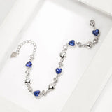 Romantic Ocean Heart Bracelets Women Heart Shaped Bracelets