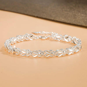 Lucky Rabbit Bracelet Silver Plated Women Sweet Birthday Gift