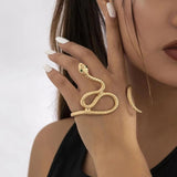 Snake Bracelets Gold/Silver Adjustable Alloy Women Bangles