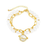 XINGX Double-Layer Pearl Bracelet