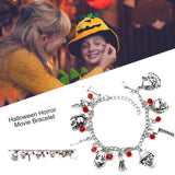 Horror Classic Scary Movies Charm Bracelet Jewelry Series Halloween Creepy