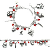 Horror Classic Scary Movies Charm Bracelet Jewelry Series Halloween Creepy