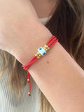 Go2boho Evil Eye Boho Beaded Bracelets Women Colorful Friendship Jewelry