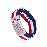 Engraved Medical Alert Bracelet Sport Safe ID Bracelet