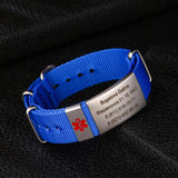 Engraved Medical Alert Bracelet Sport Safe ID Bracelet