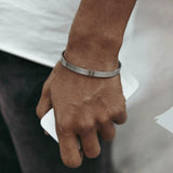 Assorted Colors 3MM-16MM Flat Skinny Cuff Bangle Bracelet Stainless Steel