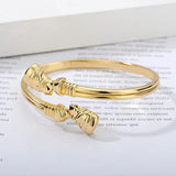 Punk Egyptian Nefertiti Queen Bracelet Bangles Vintage Stainless Steel