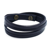 Men's Punk Vintage Leather Rope Bracelet Bangle