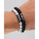Heart Shaped Magnet Attraction Couple Bracelet Set Natural Stone Distance Paired