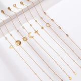 Adjustable Stainless Steel Sun Chain Bracelet, Minimalist Jewelry
