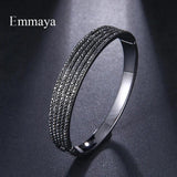 Zircon Stone Gun Bangle Women Bracelet Wedding Party
