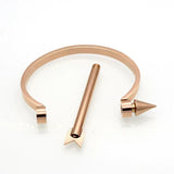 Arrow Screw Bracelets Stainless Steel Cuff Jewelry Women Gift Pulseiras
